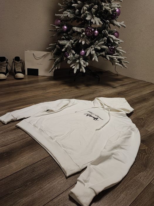 Hanorac Alb Rick Owens x Tommy Cash