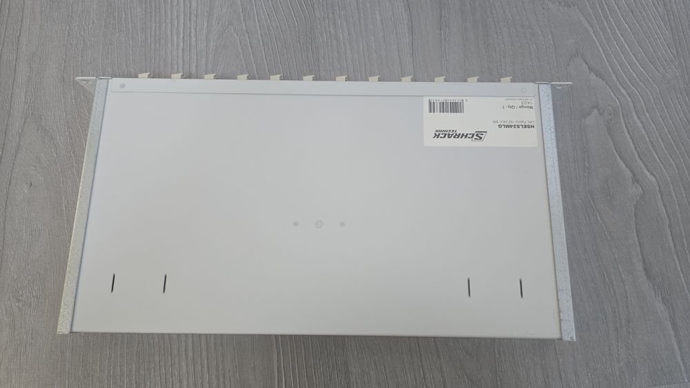 Patchpanel Schrack  FO 19", 1UV, culisant, pentru 24 fibre, HSELS24MCG