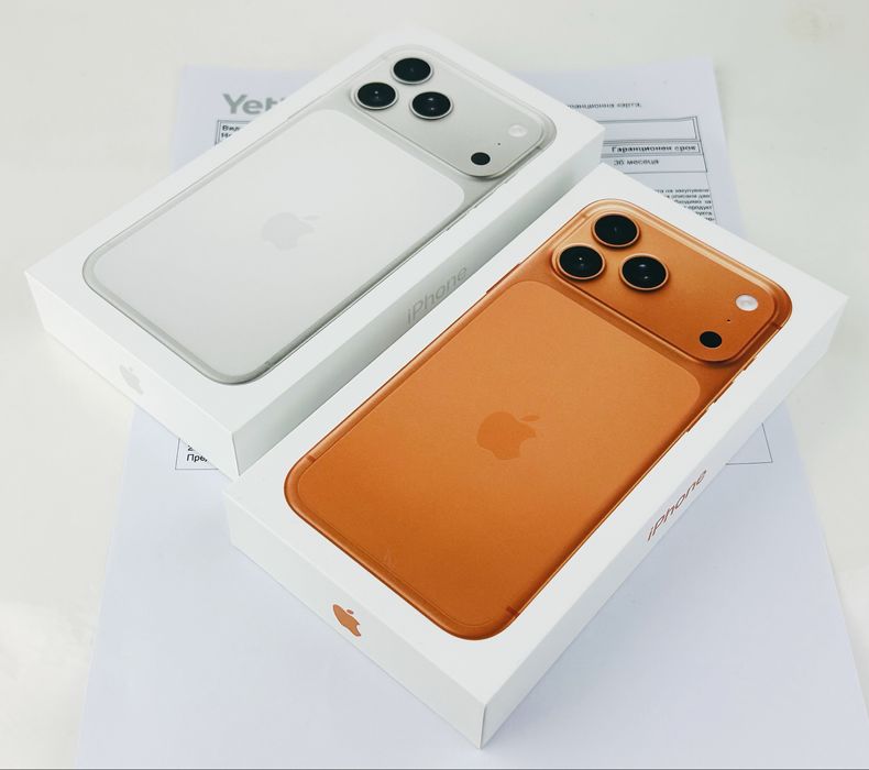 НОВ! Apple iPhone 17 Pro Max Cosmic 1TB Orange/Silver  3г. Гаранция!
