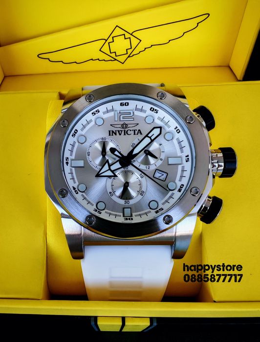 INVICTA Sea Hunter white 54 mm, Инвикта нов ръчен часовник