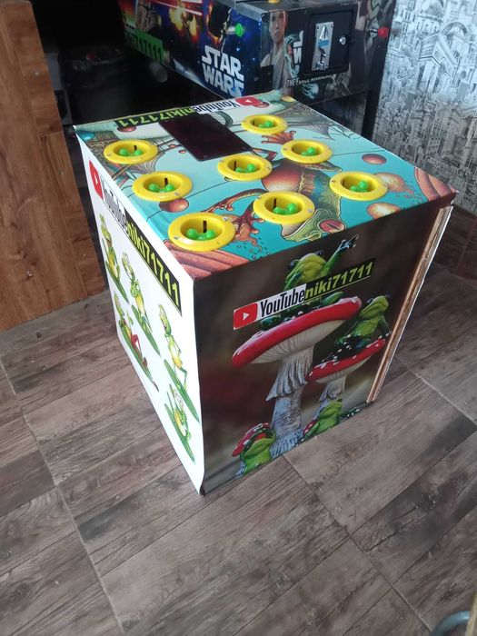 Игра с чук Детски електронен чук Жабки с монети  атракционен чук