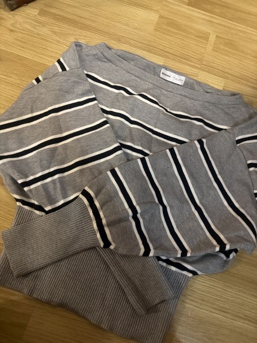 серая кофта bershka