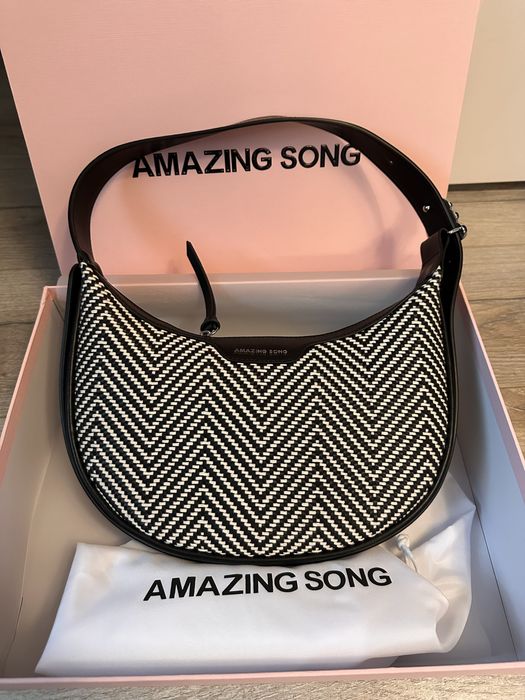 Amazing song чанта от естествена кожа