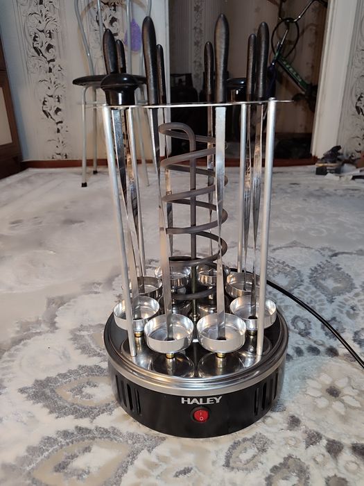 Электрошашлычница HALEY 8 шампур,1500W