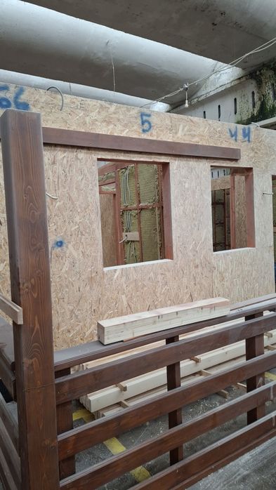 Case lemn Aframe case stil amrican in fabrică