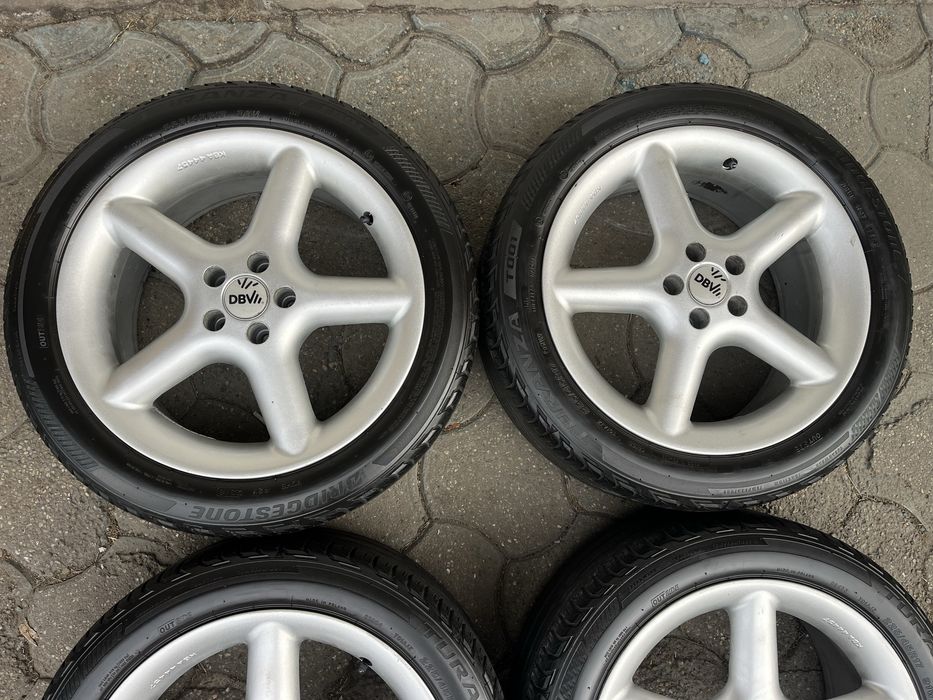 Jante aliaj 5x100mm, anvelope vara 225/45 R17, VW Golf 4 Bora Beetle, Audi TT A3, Skoda Octavia 1, Toyota Subaru Seat Leon