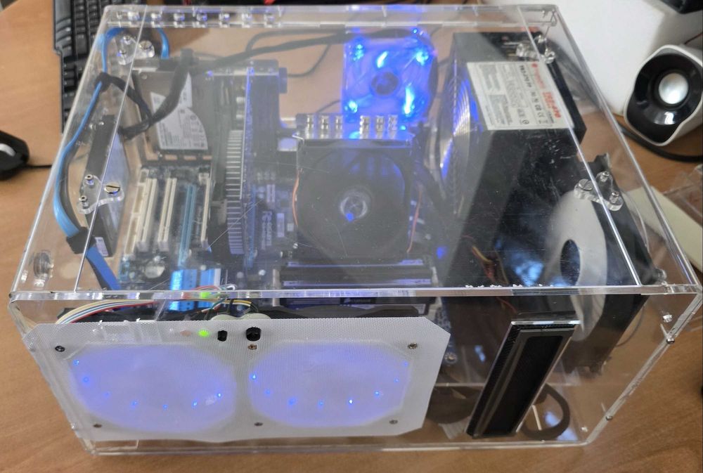 PC desktop transparent