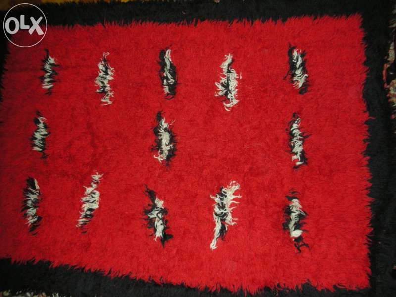 Нов китеник ( или килим) - 100% вълна, дълъг косъм