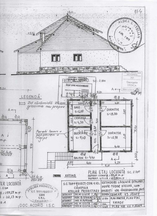 Casă 2 corpuri independente – Bănești, 3 km de Campina| DN1