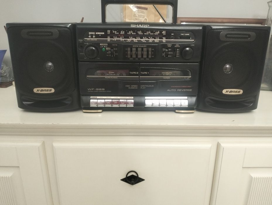 Dublu casetofon sharp