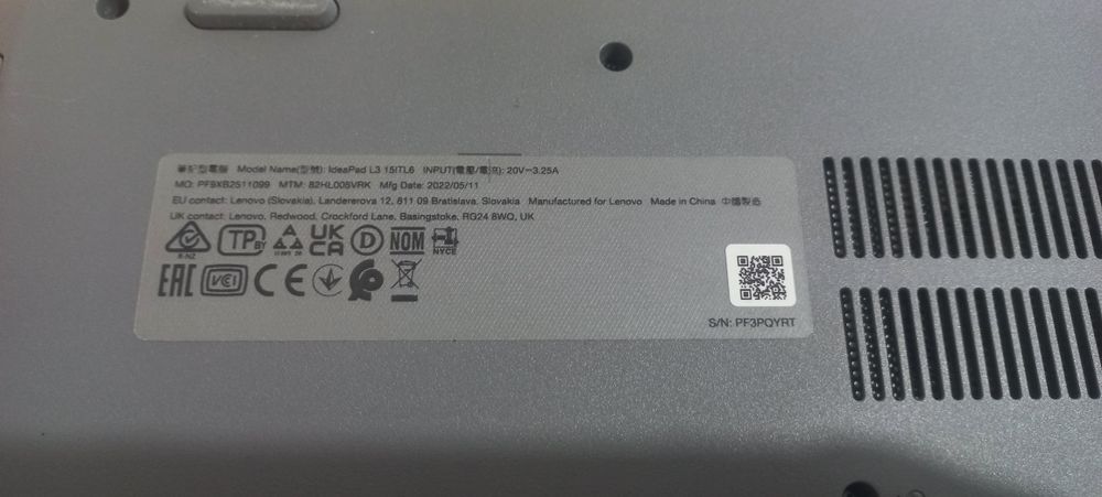 Ноутбук Lenovo IdeaPad L3 15ITL6