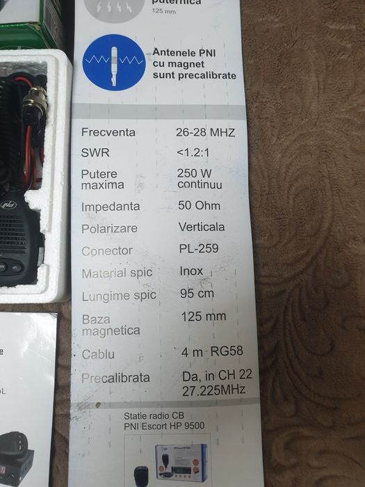 Statie radio CB + antena