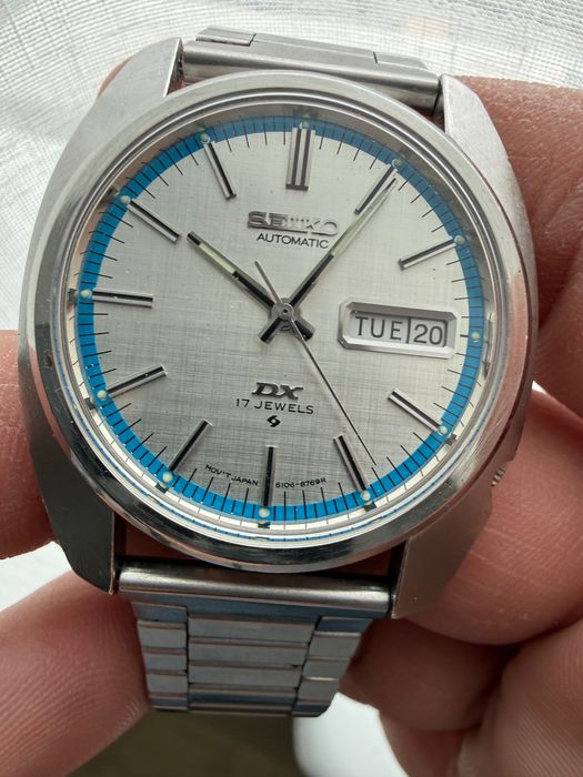 1971 Seiko DX автоматичен часовник 6106-8609