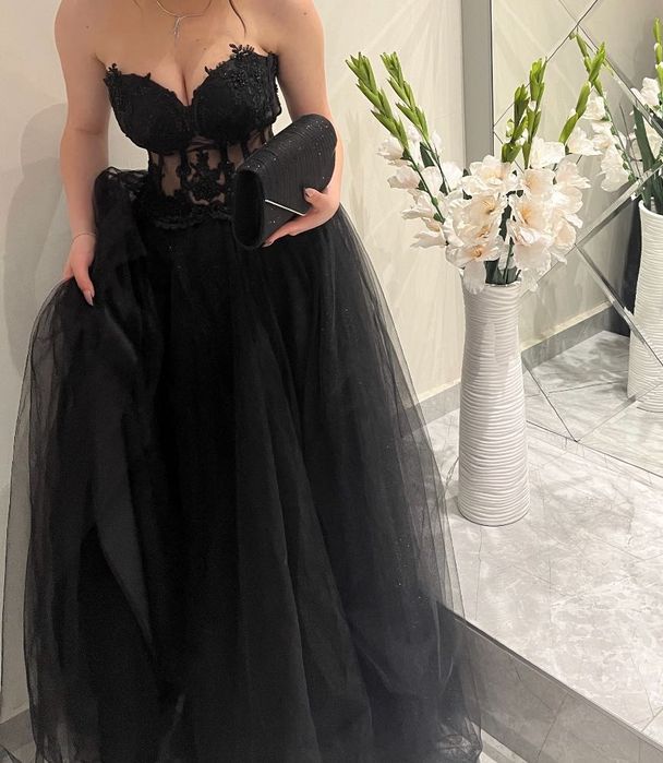 БУТИКОВА Абитуриентска черна рокля