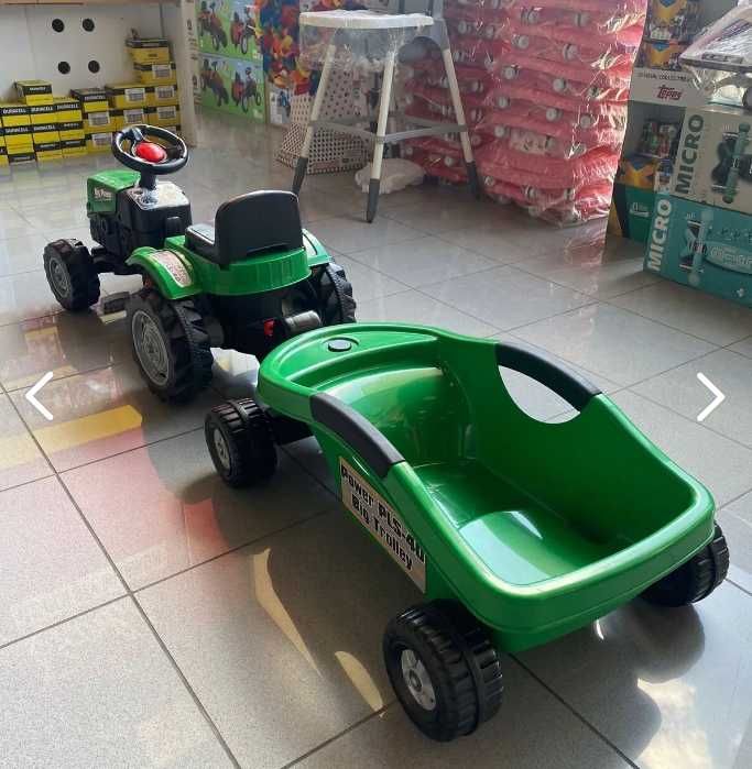 Педальный Экскаватор каталка-125х51х51 см Pilsan-Турция Доставка беспл