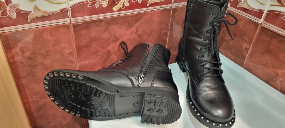 Боти естествена кожа