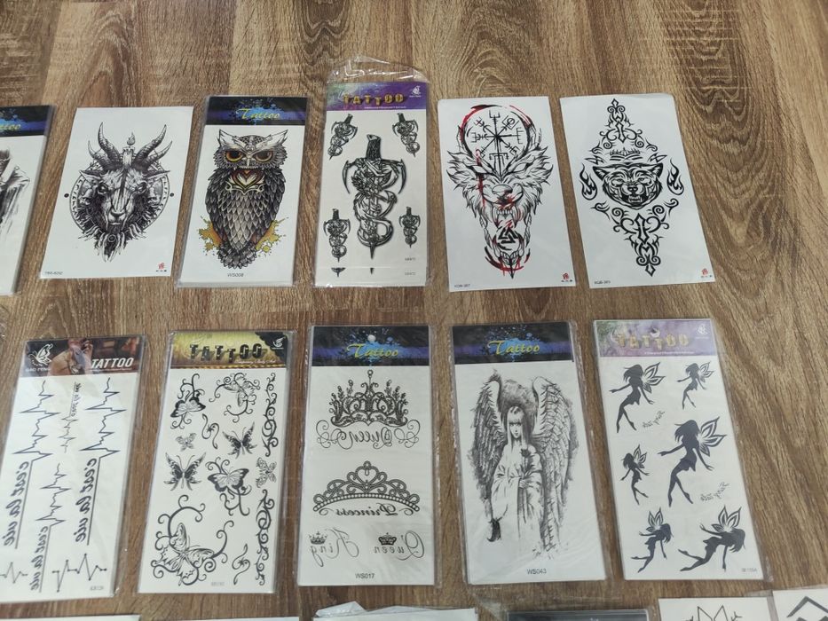 Tatuaje temporare Set 3 Bucăți la alegere