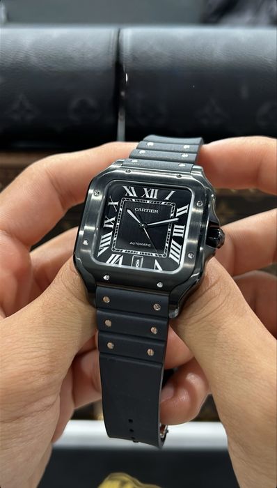 Cartier Santos Large Black