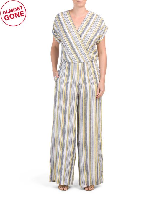 Salopeta in dungi pantaloni lungi largi bej gri galben - marimea M / L