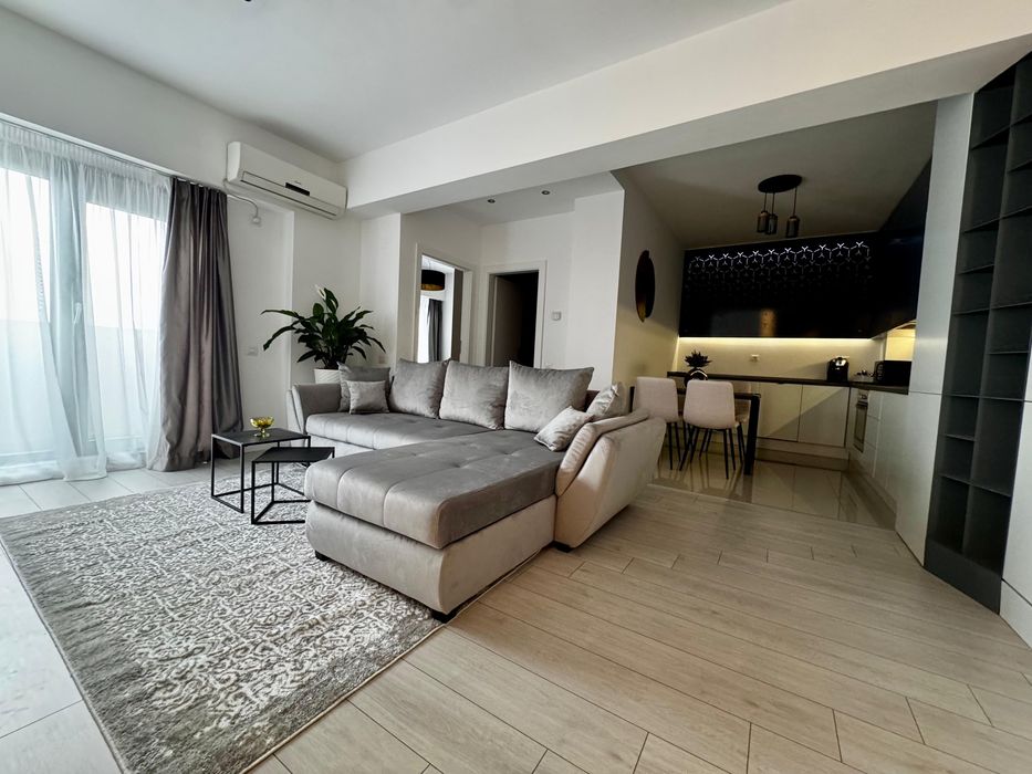 Închiriere apartament 2 camere | Piața Alba Iulia – Unirii | Vedere spectaculoasă | Bloc nou | Loc de parcare subteran inclus