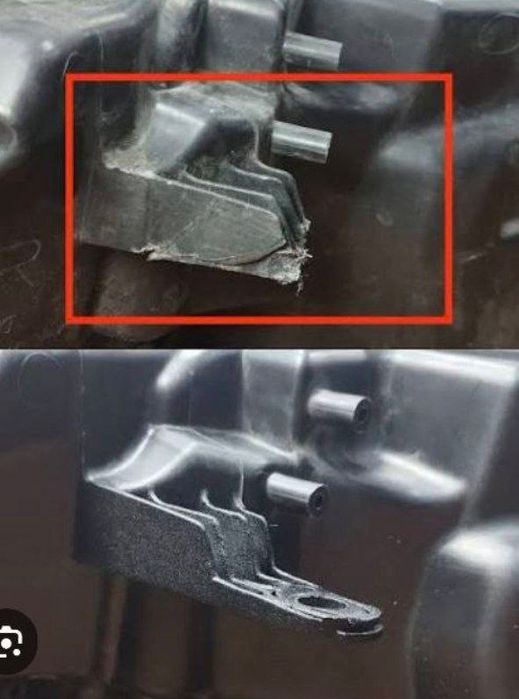 Бамфер фары ремонт пластмас