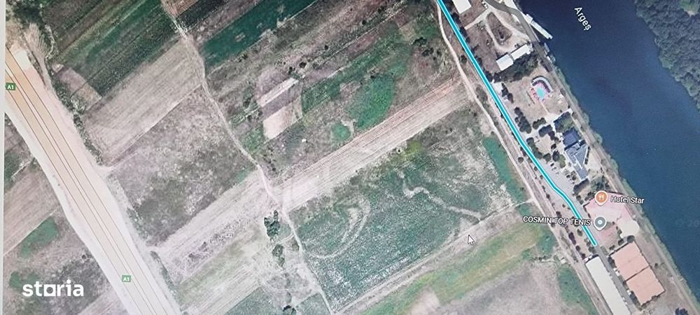 Vand teren in com. Bascov, vis a vis de hotel Star, extravilan 4778 mp