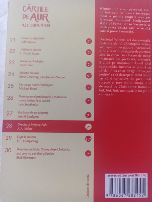 Cărți copii 8 ani (8+)