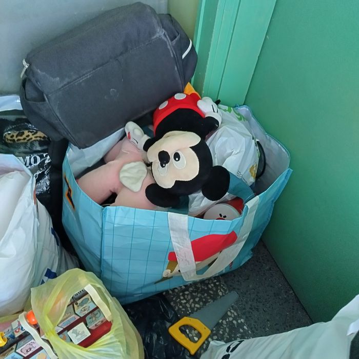 Количка,играчки,принадлежности,дрехи,органайзер,детска кухня,маса..