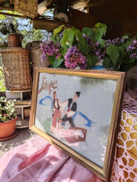 Старинен етно гоблен