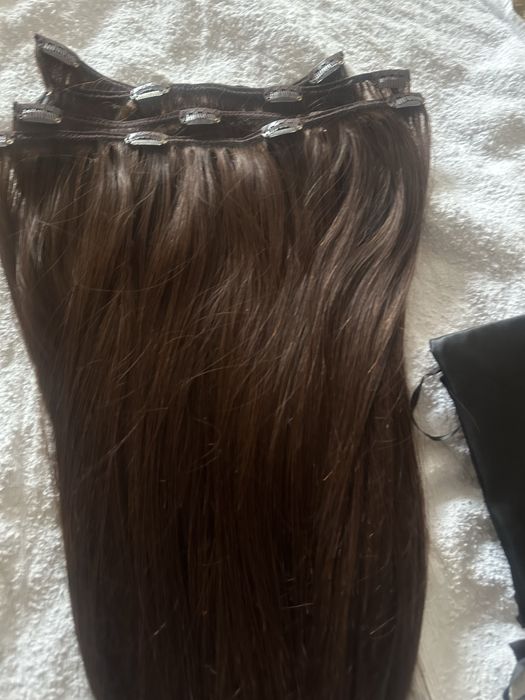 Коса diverso 1A  цвят шоколд