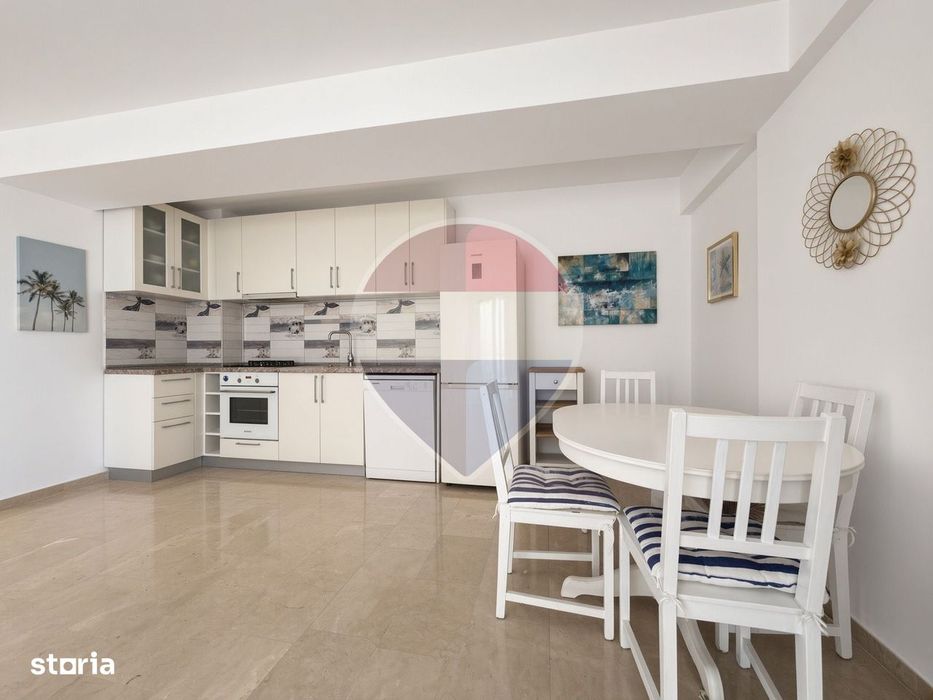 3 camere langa plaja cu parcare | terasa si vedere la mare