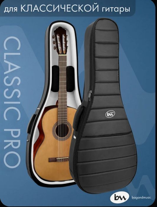 Гитара с чехлом.