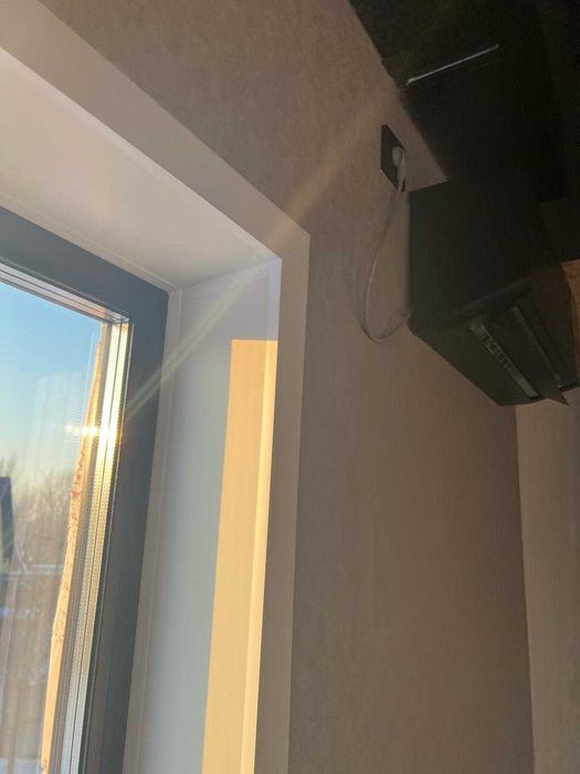 Откосы на окна, из пластика.