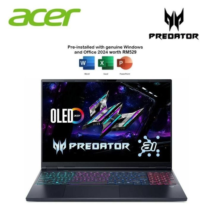 Acer Predator ultra 9-275HX 32gb 1tb rtx 5070 8g