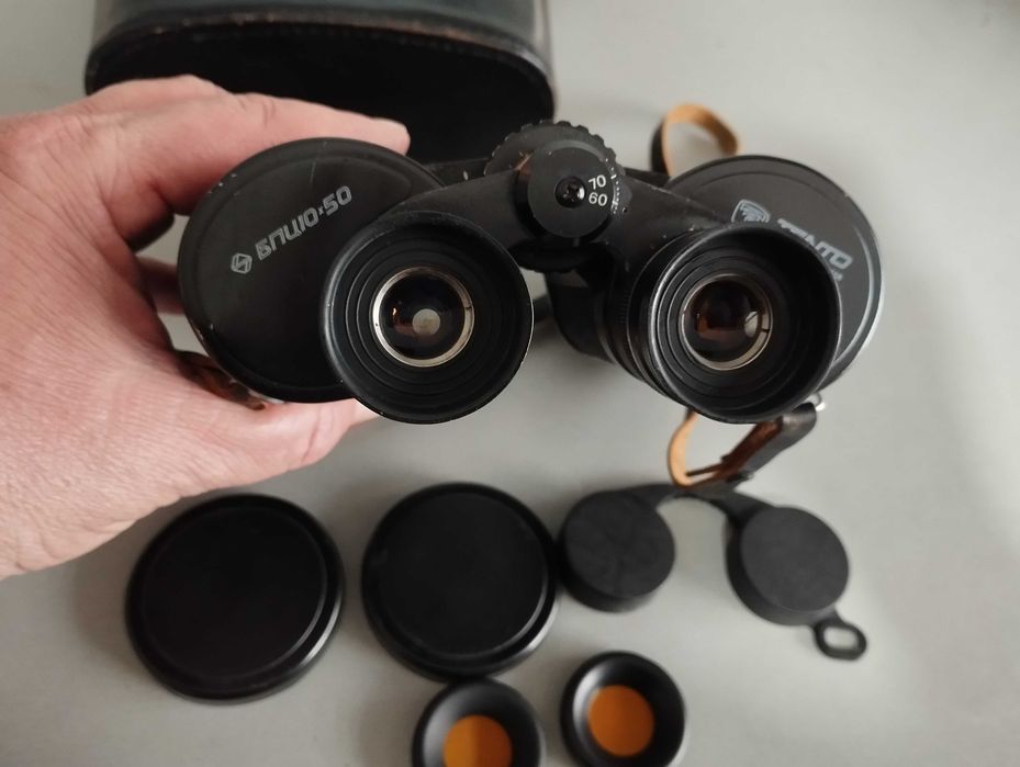 ТОП Съветски Бинокъл БПЦ 10 х 50 --TENTO--MADE IN СССР-