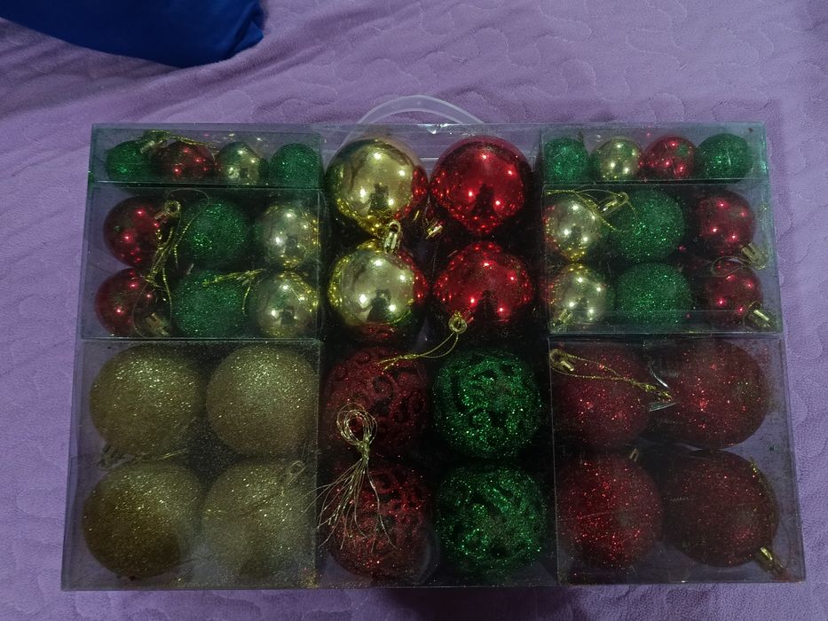 Новогодние игрушки на ёлку (100шт)