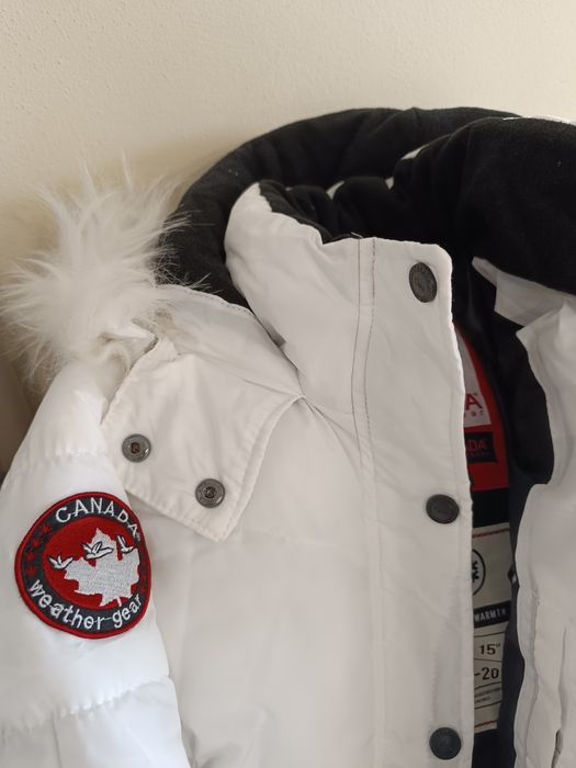 Geaca  noua CANADA alba de iarna femei M