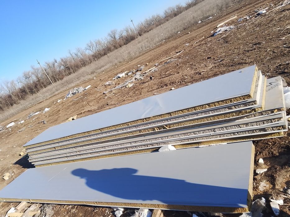 Продам стеновую сэндвич панель 100мм