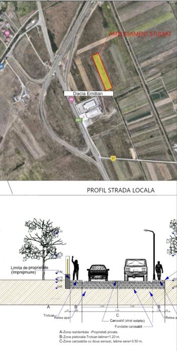 Teren de vanzare 418mp cu Puz - Mohu/ Selimbar - 27000 Euro + TVA