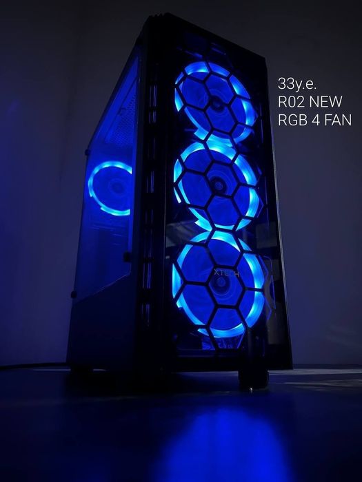 Новые от X-TECH -  в коробке кейсы с RGB cooler. 4 FAN