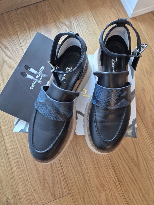 38 н. Bianki затворени сандали/ обувки