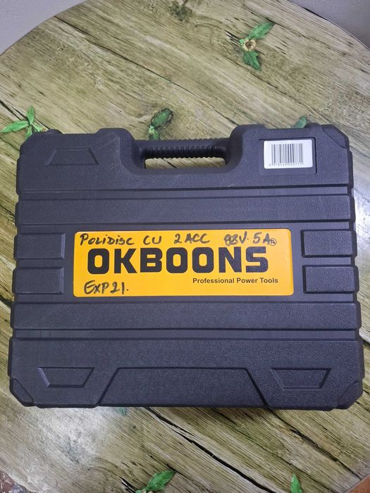 Polidisc Unghiular OKBOONS cu 2 Acumulatori 98V/5A