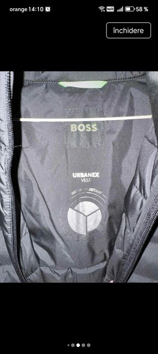 Vesta  Boss originala xxl  vara -toamna  noua cu eticheta