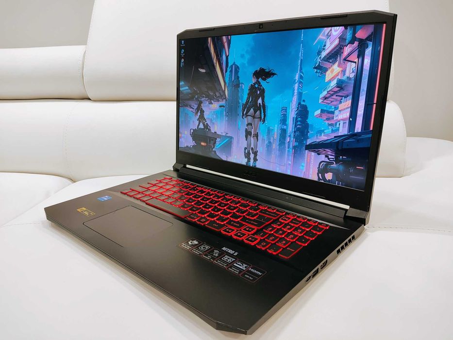 Laptop gaming Acer Nitro intel core i7-11800H, video RTX 3050 TI, 17,3