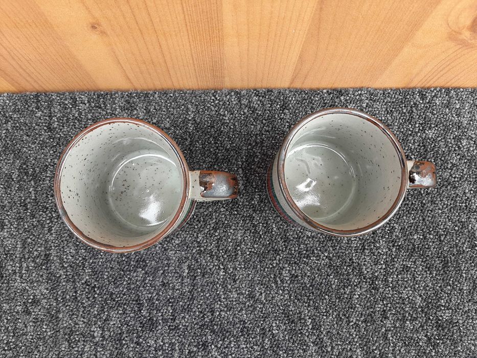 Чаши за чай кафе керамични – цветни 2бр., бели 6бр.