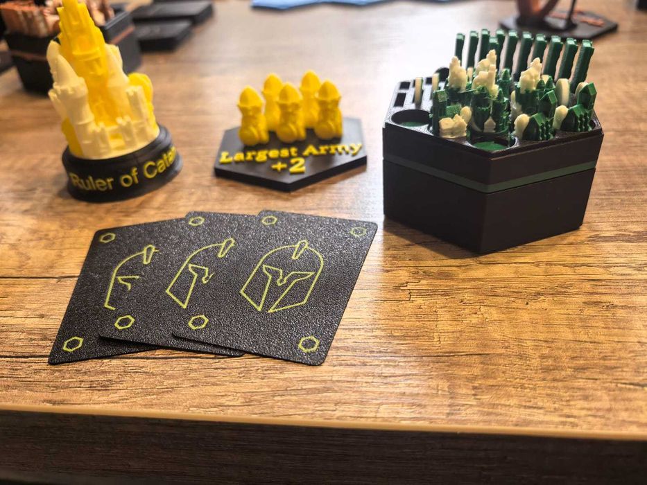 Catan 3d + extensie 5-6 jucatori (accesorii incluse)