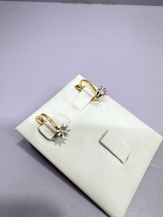 Золотые серьги СР 628309