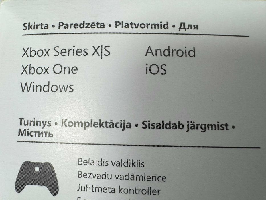 Controller XBox Bluetooth+USB-C, Xbox S, X, One, Windows, Android, iOS