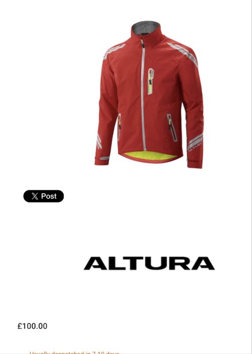 Мъжко водо и ветро устойчиво яке ALTURA NIGHTVISION  EVO. Размер М