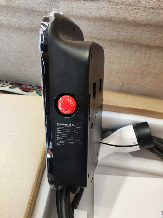 Трифазна зарядна станция за електромобили, 22 кW, нова, с Wi-fi